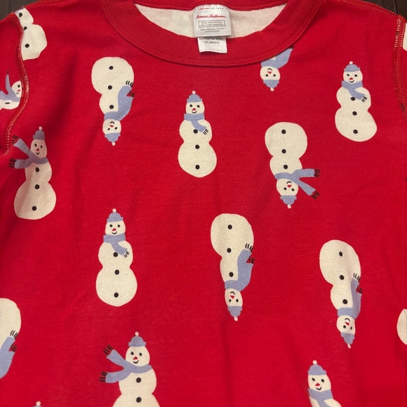 Hanna Andersson Snowman Organic Pajama Set - Picture 1 of 3